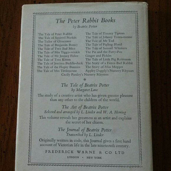 The Tale Of Mr Tod - Beatrix Potter (Frederick Warne And Co Hardback 1973 ed) - Picture 2 of 7